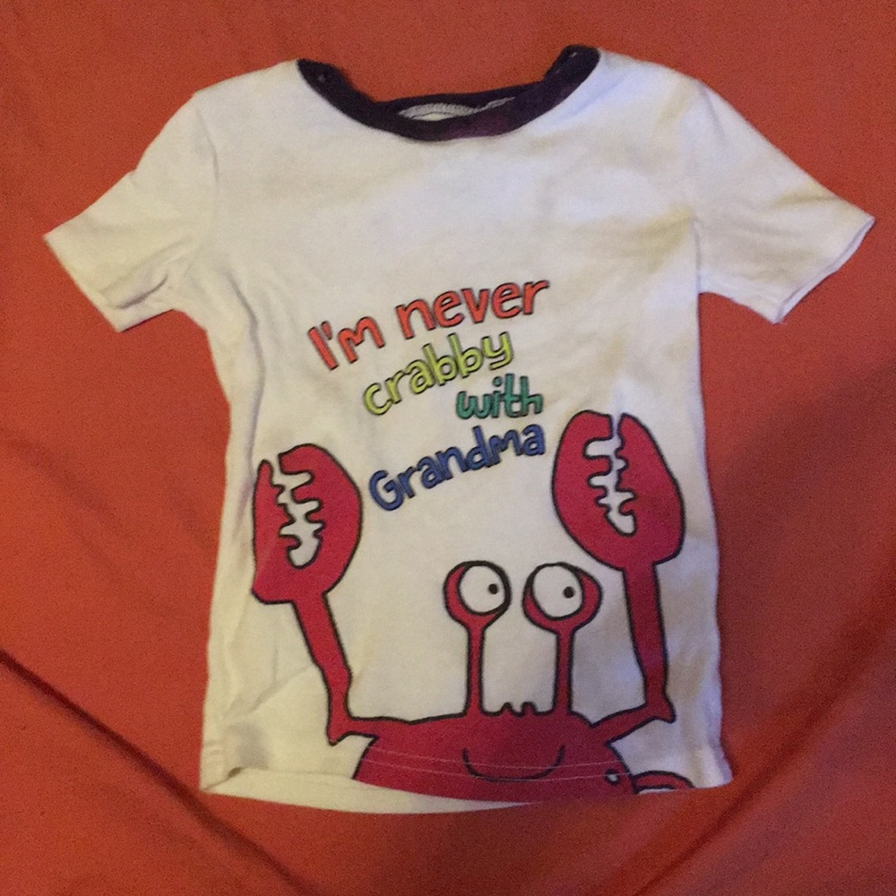 I’m never crabby with grandma crab shirt
